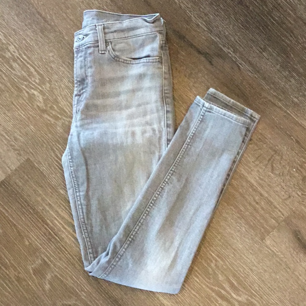 Gray jeans
